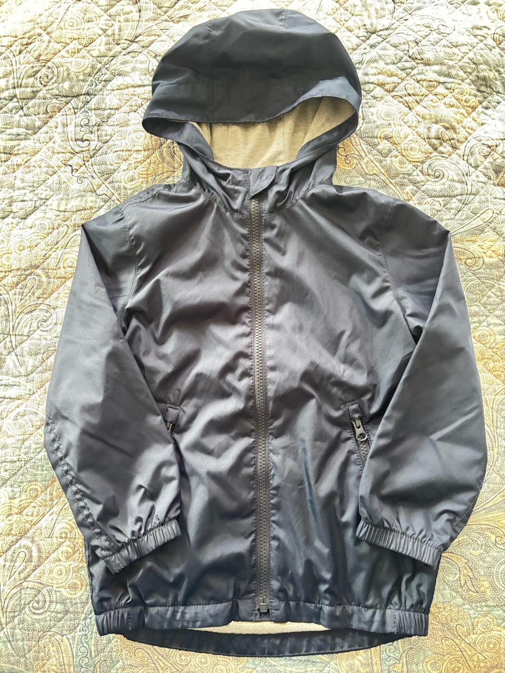 GAP KIDS NAVY BLUE WEATHER JACKET, size XS.